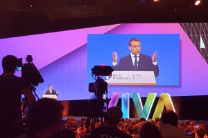 Emmanuel Macron, Vivatech, www.creadire.com