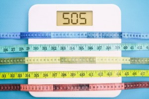 Bathroom scale and measure tapes
